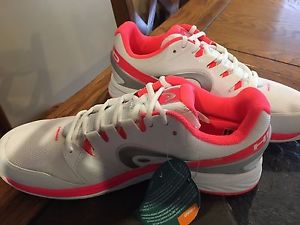 Head Womens WHNC Nitro Pro Tennis Shoes White-Neon Coral