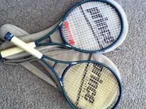 PAIR of Prince Original Graphite (POG) 110 Grip 4 3/8  Series Tennis Racquets