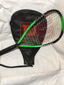 Wilson Crushing Power Titanium Racketball Racket - black green - USED