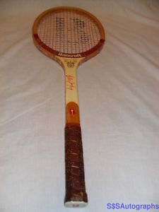 VTG BAMBOO 1970s BILLIE JEAN KING BANCROFT TOURNAMENT WOODEN WOOD TENNIS RACQUET
