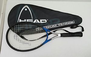 HEAD TI.S1 TITANIUM TENNIS RACQUET WITH COVER