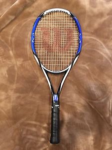 Wilson K Factor Size 3 3/8 Tennis Racquet With Bag