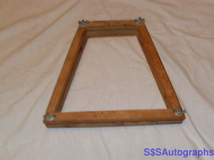 VINTAGE ANTIQUE VTG COMPLETE REGENT WOODEN WOOD TENNIS RACQUET RACKET HOLDER VTG