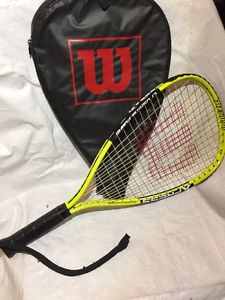 Wilson Crushing Power Titanium Racketball Racket - black yellow - USED