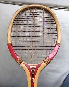 Wilson "Collegiate" Bulbous Handle Vintage Tennis Racquet Excellent Used Cond