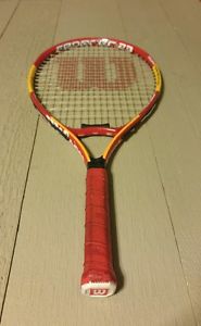 WILSON FEDERER 23 Tennis Raquet Volcanic Frame LOOO.  (W001)