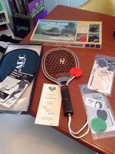 Vintage Marcraft Marc II Platform Tennis Paddle w/ Original Box & Literature