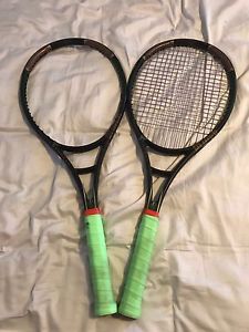 2x Pair Prince TT Graphite Original Tennis Racket L3