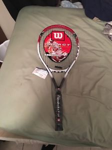 Wilson Impact Tennis Racket Grip Size 4 1/4 Power Bridge Double X Technology New