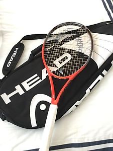 HEAD YOUTEK RADICAL S TENNIS RACQUET  4 1/4 AND 3 RAQUET BAG