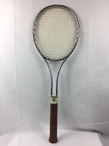 Wilson T2000  1970's Vintage Steel Tennis Racquet 4 1/4 With Original Strings.