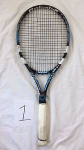 Babolat Pure Drive Plus + 100 sq in Cortex 4 ½” grip tennis racket racquet #1