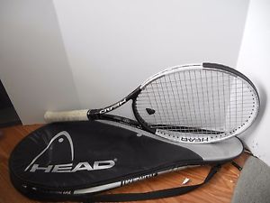Head LiquidMetal Rave Tennis Racquet 4 3/8 -3 Mid Plus with cover