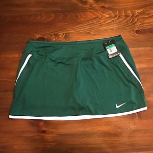 Nike Dri-Fit Women's Hunter Green Skort Tennis Skirt/Shorts, Sz XL, NWT!