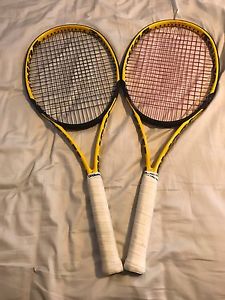 2x Pair Volkl Tour 10 Tennis Racket L3