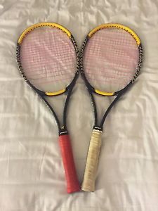 2x Pair Dunlop Hotmelt 200G XL 27.5" Tennis Racket L4
