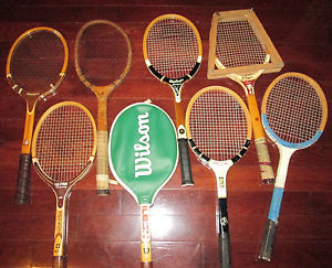 LOT Vtg 30s 60s 70s WRIGHT & Ditson Tennis Racquet JC HIGGINS IMPERIAL Davis Cup