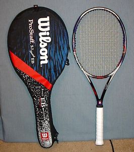 WILSON PRO STAFF 5.7 STRETCH EB 100 SQ. IN TENNIS RACQUET WITH MATCHING CASE