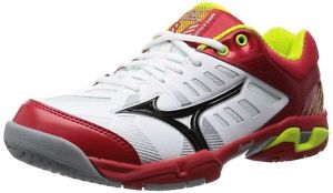 Mizuno Tennis Shoes WAVE EXCEED SS AC 61GA1613 White X black X red