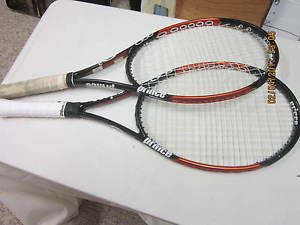 prince Hybrid O3 Tour  2 racguets good shape with strings