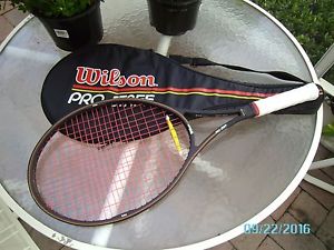 Wilson Pro Staff PS LargeHead Tennis Racquet 4 3/8 with cover