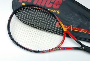 Prince Thunderbolt Oversize Tennis Racquet Racket grip size 4 (1/2) WITH CASE