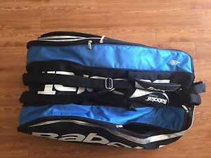 babolat team blue and black tennis bag