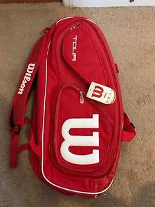 New Wilson Tour V Red 15 Pack Bag