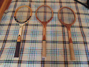 3 Raquetas tenis tennis retro: 1 Spalding Pancho Gonzalez, 2 Sovereign