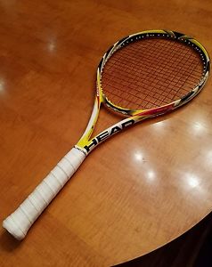 STRUNG Head Microgel Extreme Pro Tennis Racquet 2009 4 1/2 Microgel Gasquet