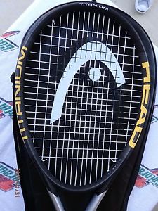 Head Ti.S1 Pro Tennis Racquet Titanium Oversize Grip Size 4-1/4"