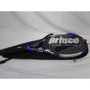Prince Longbody Thunder Cloud Titanium 110 oversize  4 3/8" Tennis Rac & case