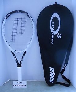 Prince Triple Threat Air Light 118 OS Tennis Racquet 4 1/2 - EUC + NEW OVERGRIP