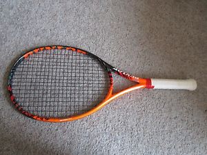 Dunlop Idapt Force 98  3/8 Tennis Racquet Strung W/ Poly Used 10.6 oz