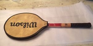 Vintage Wilson Stan Smith Capri wooden racquet With Cover ,  USA