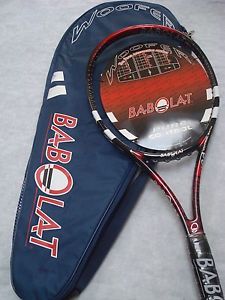 NEW BABOLAT PURE CONTROL ORIGINAL SWERLY NEW WITH CASE 4 1/4