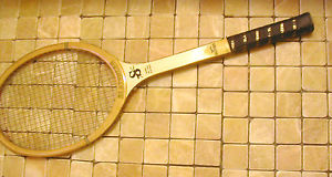 Slazenger "Autograph" Bamboo & Fiber Reinforced Tennis Racket with L 4 1/2 Grip