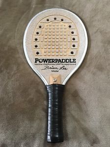 Powerpaddle Brian Lee Model. Venice, CA USPTA Approved. Vintage.