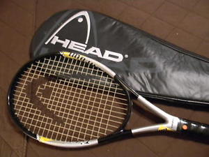 Head Ti.Carbon 9001 PZ Oversize Tennis Racquet 4 3/8"  "GOOD" w/ case