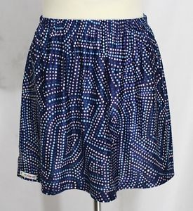 Forty Love - Junior's XL or Women's S/M - Blue Geometric Polka Dot Tennis Skirt