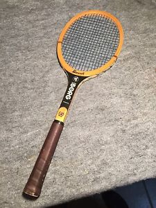 Vtg Bancroft Bjorn Borg Personal American Ash Wood Tennis Racquet Registered USA