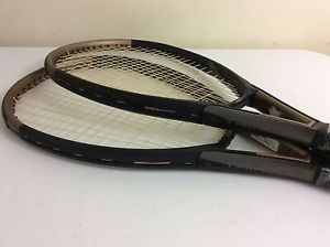 Lot Of Two Wilson Triad 2 Oversize Tennis Rackets 4 3/8 Grip