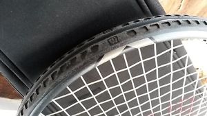 Head Graphite Fusion OS extra-long tennis RACQUET 4+3/8". New strings, overgrip