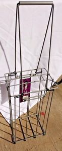 New GAMMA Ballhopper Hoppette 50 Ball Holder Basket Lid Weather Resistant Silver