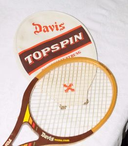 (3) TA Davis Wooden Rackets: Classic I, Imperial Deluxe and Topspin (diagonal)