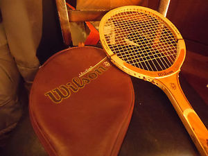 Vintage Chris Evert Wilson Pro Staff Wood Tennis Racquet Unused  4 3/8" L  USA