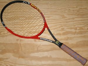 Wilson Hyper Pro Staff 6.1 95 4 1/2 Midplus MP Tennis Racket with Fairway Grip