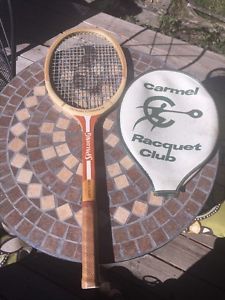 Vintage SPALDING Rosie Casals Wood Tennis Racquet 4 1/4