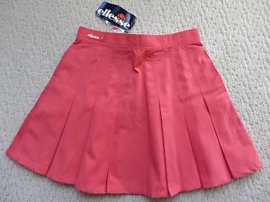NWT  Ellesse Authentic Pretty Coral Color Tennis Skort,  Size 42