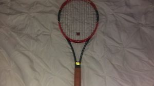 Wilson Federer Prostaff 11.1 oz(unstrung) strung 58lbs